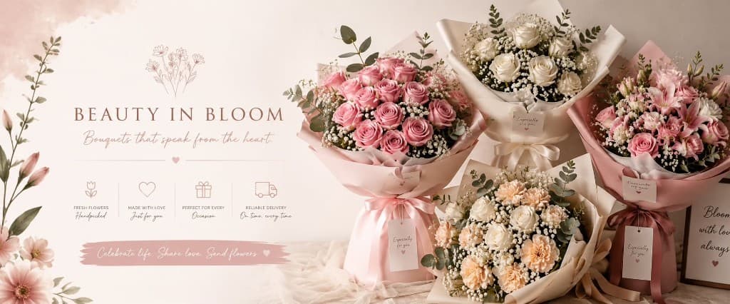 A Flower Factory bouquets